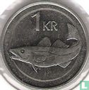 Islande 1 króna 1992 - Image 2