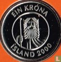 IJsland 1 króna 2000 - Afbeelding 1