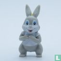 Gray rabbit with backpack - Image 1
