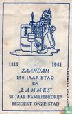 Zaandam 150 Jaar Stad en "Lammes" 58 Jaar Familiebedrijf - Afbeelding 1
