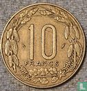 Central African States 10 francs 1980 - Image 2