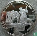 Liberia 20 dollars 2001 (PROOF) "Prohibition years" - Image 2