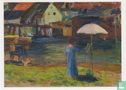 Kallmünz-Gabriele Münter beim Malen I, Sommer 1903 - Afbeelding 1