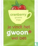 cranberry groene thee - Bild 1
