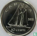 Canada 10 cents 2021 - Afbeelding 1
