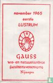 Eerste Lustrum Gauss - Afbeelding 1