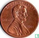 United States 1 cent 2002 (without letter) - Image 1
