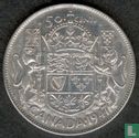Canada 50 cents 1947 (zonder esdoornblad na jaartal - gebogen 7) - Afbeelding 1