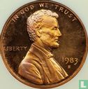 États-Unis 1 cent 1983 (BE) - Image 1