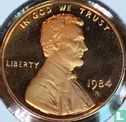 United States 1 cent 1984 (PROOF) - Image 1