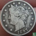 Vereinigte Staaten 5 Cent 1897 - Bild 1