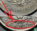 Verenigde Staten 5 cents 1883 (Liberty head - CENTS) - Afbeelding 3