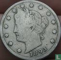 Verenigde Staten 5 cents 1893 - Afbeelding 1