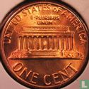 États-Unis 1 cent 1982 (zinc recouvert de cuivre - sans lettre - petite date) - Image 2