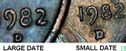 Verenigde Staten 1 cent 1982 (zink bekleed met koper - D - grote datum) - Afbeelding 3