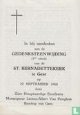 Gent: Gedenksteenwijding St.-Bernadettekerk - Image 1