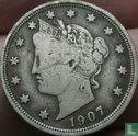 Vereinigte Staaten 5 Cent 1907 - Bild 1