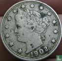 United States 5 cents 1902 - Image 1