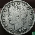 Verenigde Staten 5 cents 1908 - Afbeelding 1
