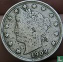 États-Unis 5 cents 1909 - Image 1