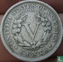United States 5 cents 1909 - Image 2