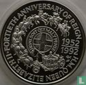 Samoa 10 tala 1992 (PROOF) "40th anniversary of the Accession of Queen Elizabeth II" - Image 1
