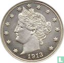 États-Unis 5 cents 1913 (Liberty head) - Image 1