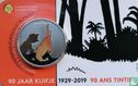 Belgien 5 Euro 2019 (Coincard - gefärbt) "90 years Tintin" - Bild 2