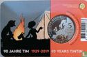 Belgium 5 euro 2019 (coincard - colourless) "90 years Tintin" - Image 1