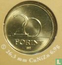 Hongrie 20 forint 1993 - Image 3