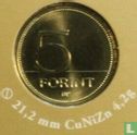 Ungarn 5 Forint 1999 - Bild 3