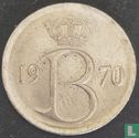 Belgium 25 centimes 1970 (FRA) without signature - Image 1