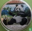 China 10 yuan 2017 (gekleurd) "Panda" - Afbeelding 2