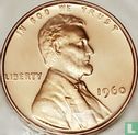 United States 1 cent 1960 (PROOF - small date) - Image 1