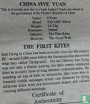 Chine 5 yuan 1992 (BE) "The first kites" - Image 3