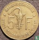 West African States 5 francs 1995 - Image 2