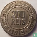 Brésil 200 réis 1919 - Image 1