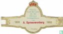 Namens Ronde de Linde bij het Zilveren Ambtsjubileum van A. Spreeuwenberg 1 October - 1935 -1960 - Afbeelding 1