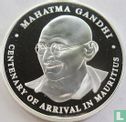 Mauritius 100 rupees 2001 (PROOF) "Centenary of arrival in Mauritius of Mahatma Gandhi" - Image 2