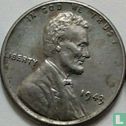 Verenigde Staten 1 cent 1943 (staal bekleed met zink - zonder letter) - Afbeelding 1