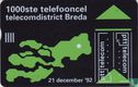 PTT Telecom 1000ste telefooncel Breda - Image 1