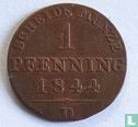 Prussia 1 pfenning 1844 (D) - Image 1