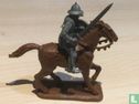 Wapenknecht te paard met zwaard - Afbeelding 1