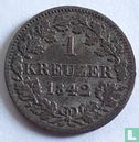 Beieren 1 kreuzer 1842 - Afbeelding 1