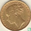Australia 1 sovereign 1887 (bareheaded - M) - Image 2