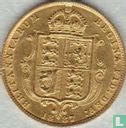 Verenigd Koninkrijk ½ sovereign 1887 - Afbeelding 1