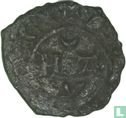 Messina, Sicily  1 denaro (Manfred)  1258-1266 - Manfredonia (Spahr 200) - Image 1