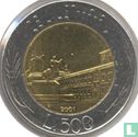 Italien 500 Lire 2001 (Bimetall) - Bild 1