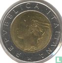 Italien 500 Lire 2001 (Bimetall) - Bild 2