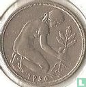 Duitsland 50 pfennig 1950 (J) - Afbeelding 1